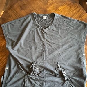 Black artsy tunic size xxl.